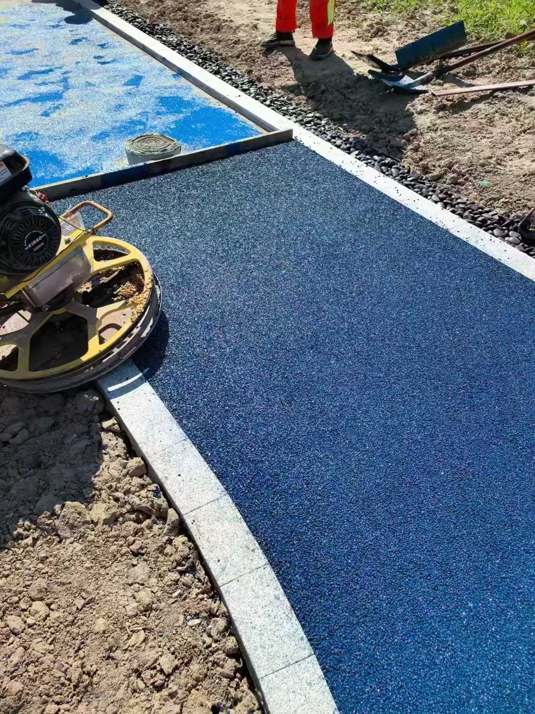 彩色瀝青混凝土施工工藝